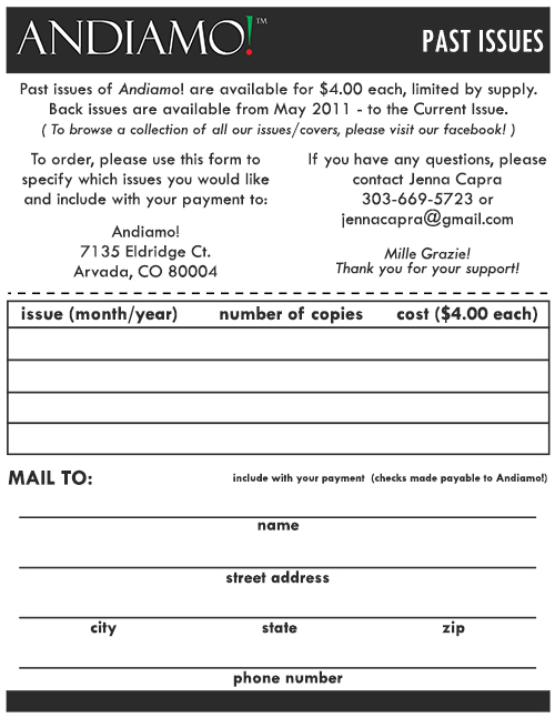 Past Issues Form
